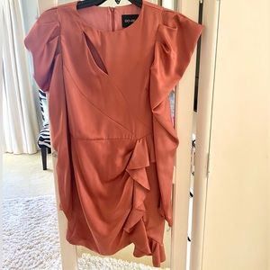 DO+BE Long-sleeve Silk Cocktail Dress